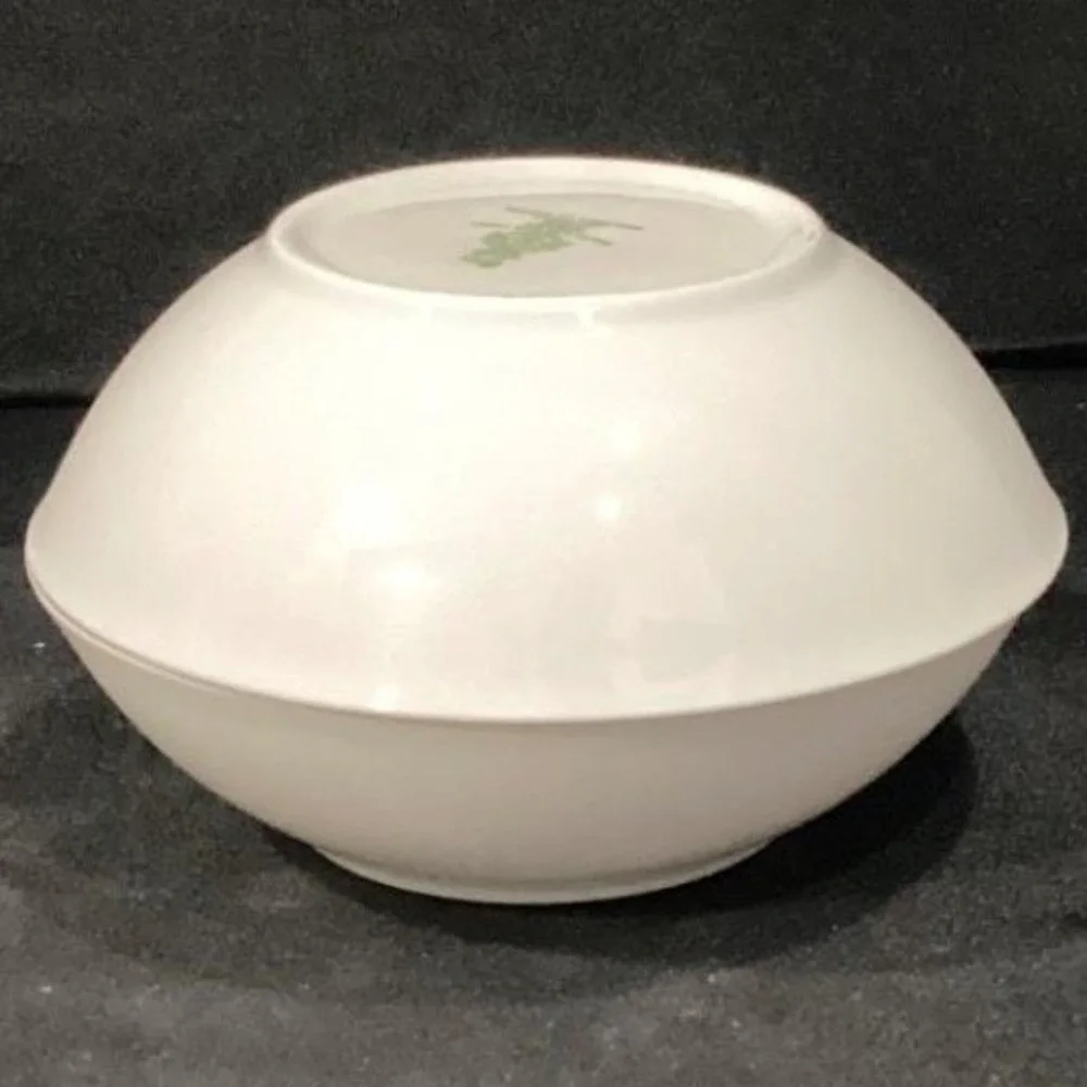 Royal Doulton Amulet Dessert Bowls, Set Of 2, White Floral Fine China Dinnerware